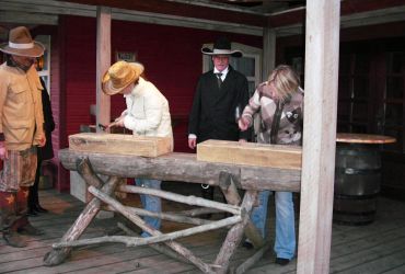 Wettbewerb Nägel Baumstamm