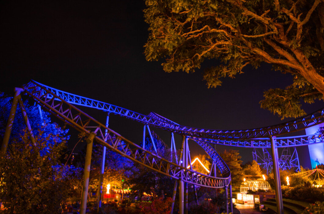 Der Buchtknoten der Flucht von Novgorod. Die Schiene ist erleuchtet.